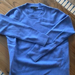 Soft-brushed blue sweater